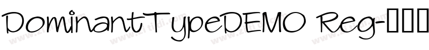 DominantTypeDEMO Reg字体转换